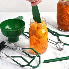6pcs Stainless Steel Canning Set for Beginners w/ Wide Mouth Funnel
