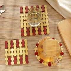 Bamboo Insulation Mat for Dining Table - Keeps Food Warm