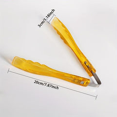 Plastic Food Clip Multifunctional Tongs Anti-scalding BBQ Steak