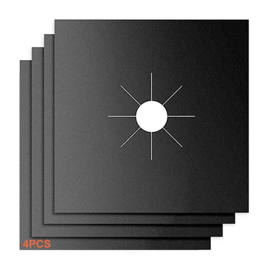 Gas Stove Mat Burner Covers Protectors Non Stick Fast Clean Kitchen
