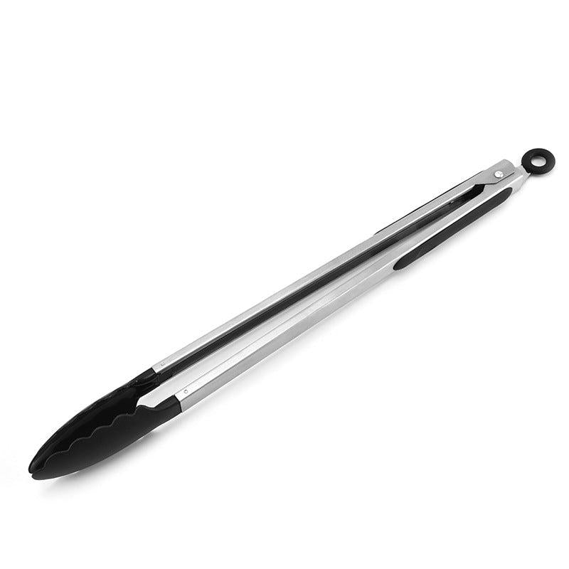 Stainless Steel BBQ Tongs Non-Slip Grill Buffet Clamp