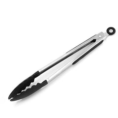 Stainless Steel BBQ Tongs Non-Slip Grill Buffet Clamp