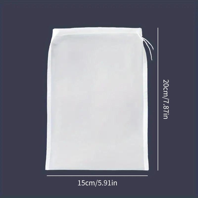 Nut Milk Bag Nylon Filter Almond Soy Cold Brew Coffee Fine Mesh Cheesecloth