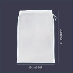 Nut Milk Bag Nylon Filter Almond Soy Cold Brew Coffee Fine Mesh Cheesecloth