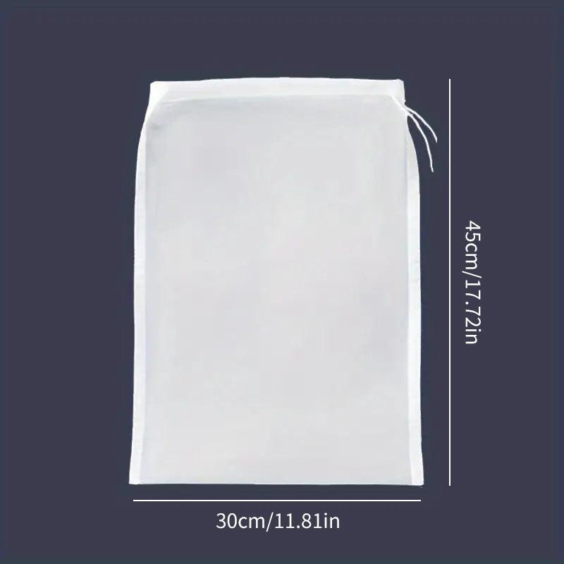 Nut Milk Bag Nylon Filter Almond Soy Cold Brew Coffee Fine Mesh Cheesecloth