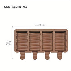 Ice Cream Mold Ice Pop Mould DIY Candy Silicone Chocolate Mold