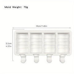 Ice Cream Mold Ice Pop Mould DIY Candy Silicone Chocolate Mold