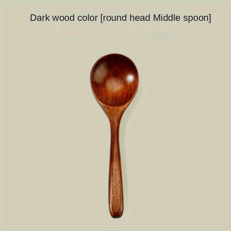 Natural Wooden Spoon for Ramen Noodles and Soup