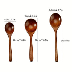 Natural Wooden Spoon for Ramen Noodles and Soup