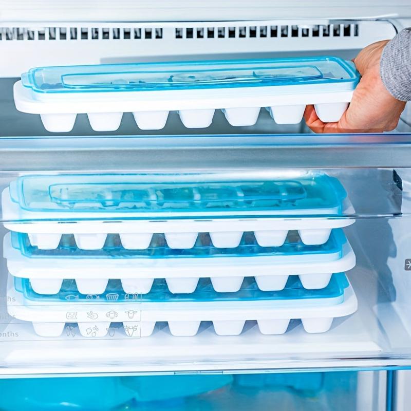Ice Cube Tray With Lid - Set of 4