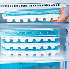 Ice Cube Tray With Lid - Set of 4