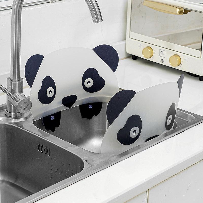 Waterproof Kitchen Sink Splash Guard Protects Dishes and Vegetables