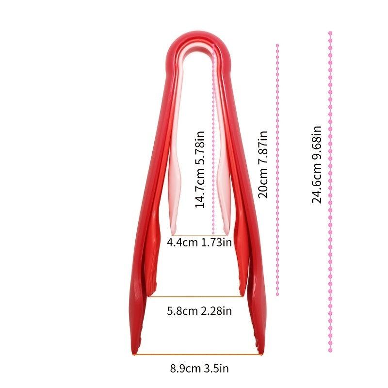 3pcs Plastic Kitchen Tongs Food Clip Set Barbecue Clip Cooking Supplies