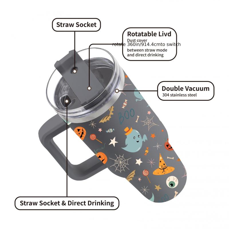 Halloween Insulated Stainless Steel Water Bottle
