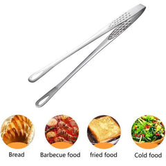 Stainless Steel Food Tongs Non Slip Barbecue Tongs