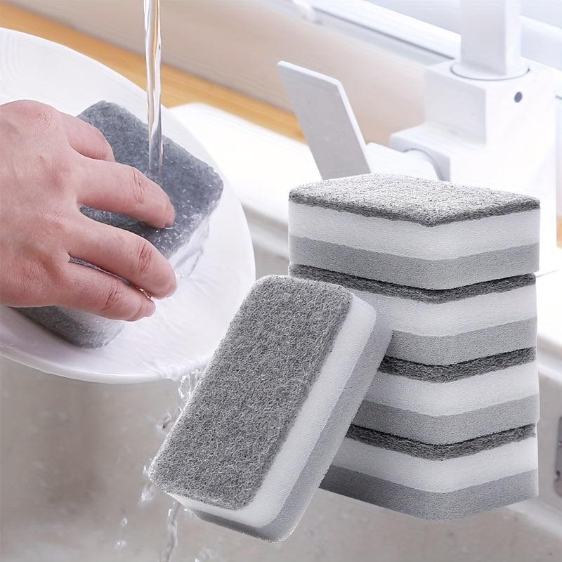12pcs Double sided Pot Washing Sponge Magic Dish Washing Sponge