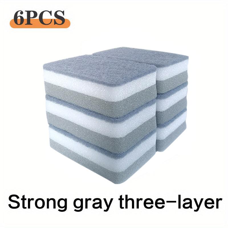 12pcs Double sided Pot Washing Sponge Magic Dish Washing Sponge