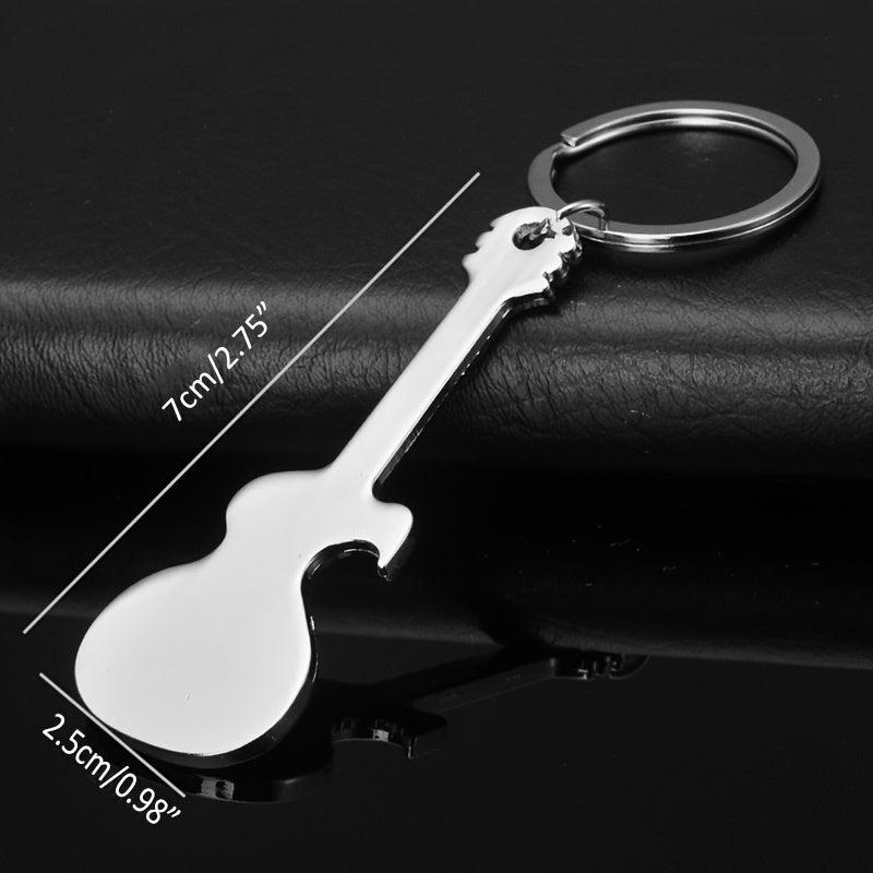 Metal Guitar Bicycle Shark Bottle Opener Keychain