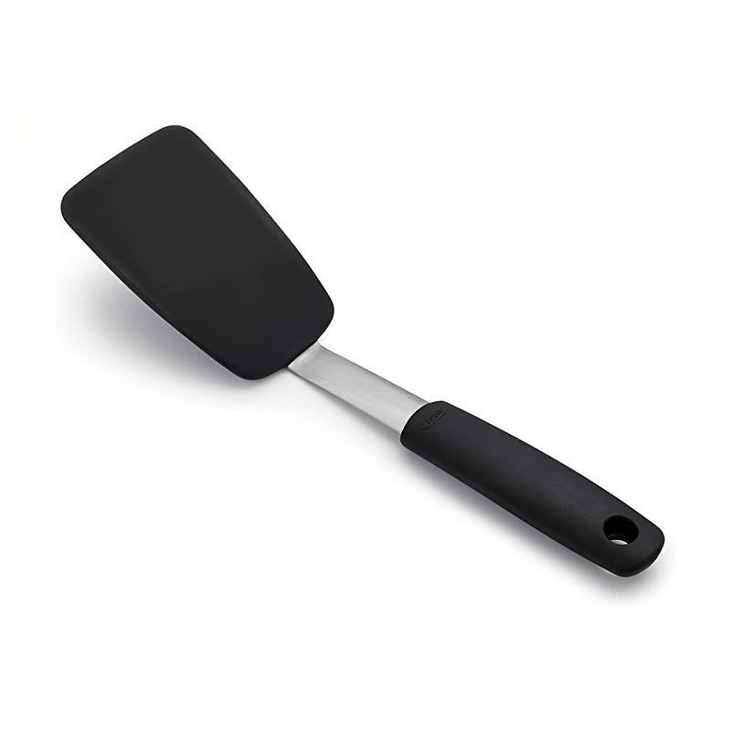 Silicone Frying Shovel Kitchen Spatula Stainless Steel Handle Cooking
