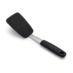 Silicone Frying Shovel Kitchen Spatula Stainless Steel Handle Cooking