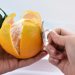 2pcs Stainless Steel Orange Citrus Slicer Fruit Cutter Peeler Remover