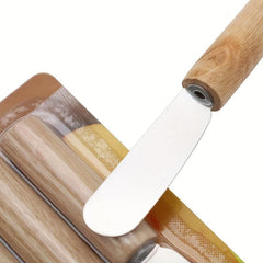 6pcs Cheese & Butter Spreader Set with Wooden Handle