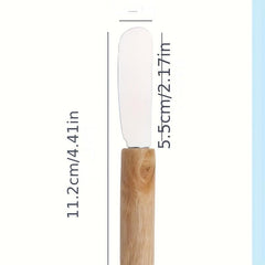 6pcs Cheese & Butter Spreader Set with Wooden Handle