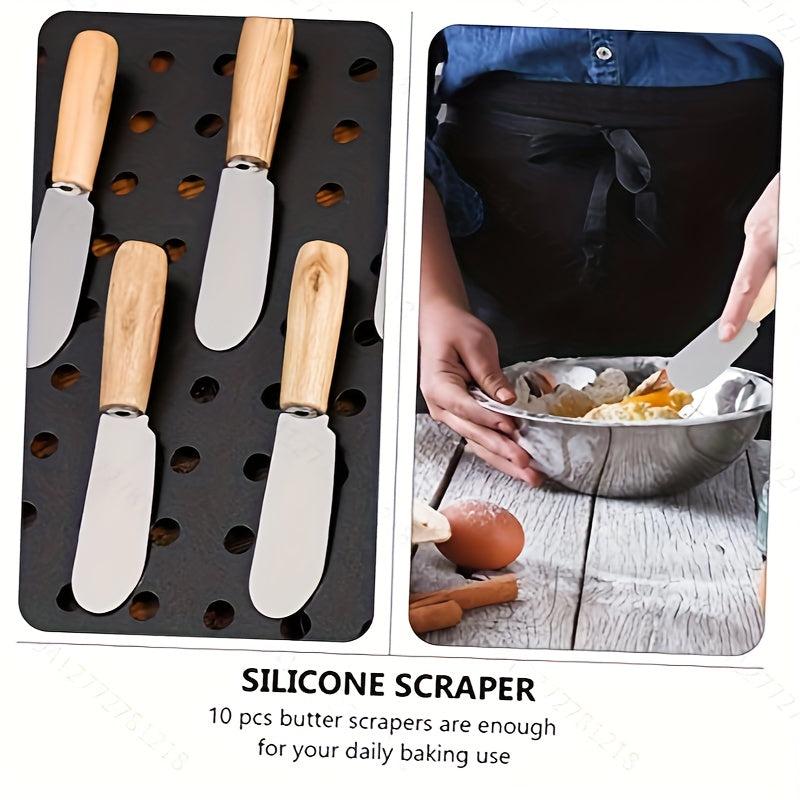6pcs Cheese & Butter Spreader Set with Wooden Handle