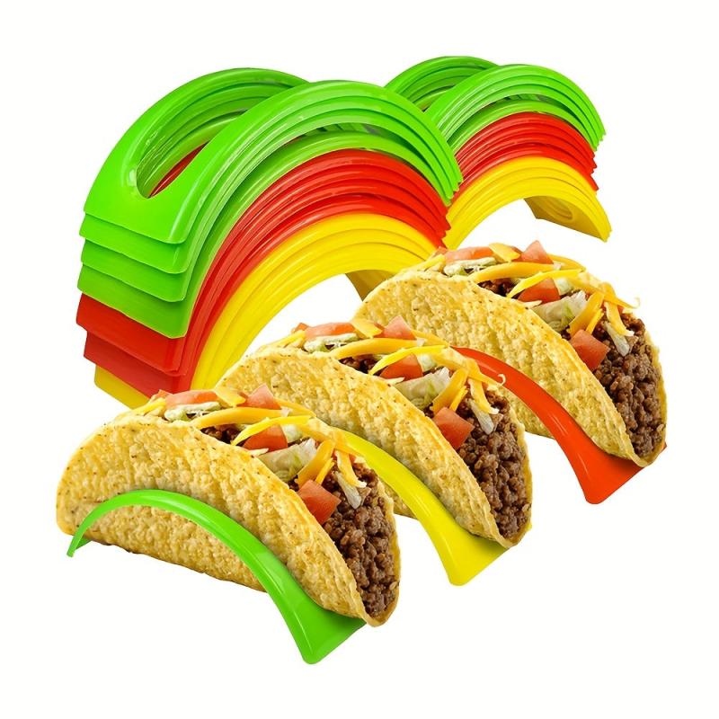 12pcs Reusable Taco Holder Stand Washable Taco Stands Household Taco Stand Rack