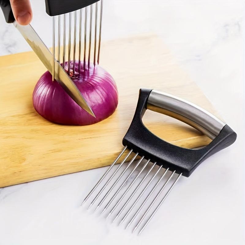 Onion Slicer Holder Crinkle Cutter Wavy Chopper Lemon Holder