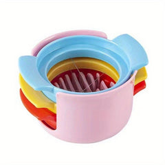 3 in 1 Stainless Steel Egg Slicer Cut Slice & Dice Eggs