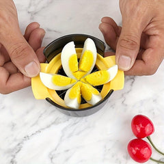 3 in 1 Stainless Steel Egg Slicer Cut Slice & Dice Eggs