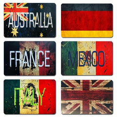 Creative Flag Fridge Refrigerator Magnets Metal Door Stickers