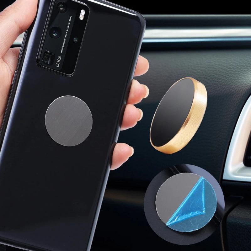 5pcs Magnetic Phone Holder with Adhesive Pads, Stainless Steel Patch for Tools