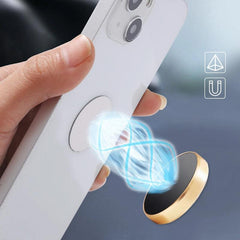 5pcs Magnetic Phone Holder with Adhesive Pads, Stainless Steel Patch for Tools
