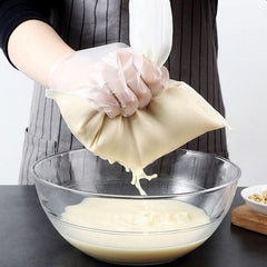 Reusable Soy Milk Nut Milk Filter Bag BPA Nylon for Healthy Drinks