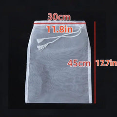 Reusable Soy Milk Nut Milk Filter Bag BPA Nylon for Healthy Drinks