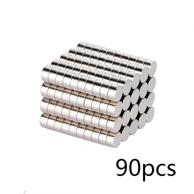60pcs Neodymium Magnets Round Thin Durable Small Magnets 4mm 1.5mm