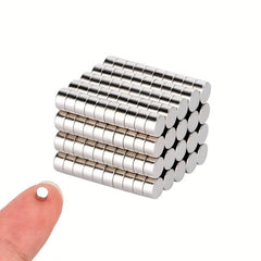 60pcs Neodymium Magnets Round Thin Durable Small Magnets 4mm 1.5mm