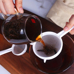 Mesh Strainer Plastic Filter Handle Tea Juice Flour Soy Milk Kitchen Gadget