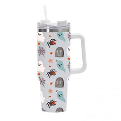Halloween Spider Ghost Insulated Water Bottle
