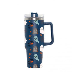 Halloween Spider Ghost Insulated Water Bottle