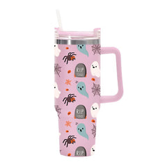 Halloween Spider Ghost Insulated Water Bottle