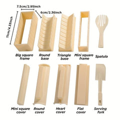Sushi Making Kit Homemade Sushi Maker Roller Rice Making Mold Kitchen