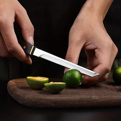 Mini Damascus Steel Tanto Sword for Display Collection Gift