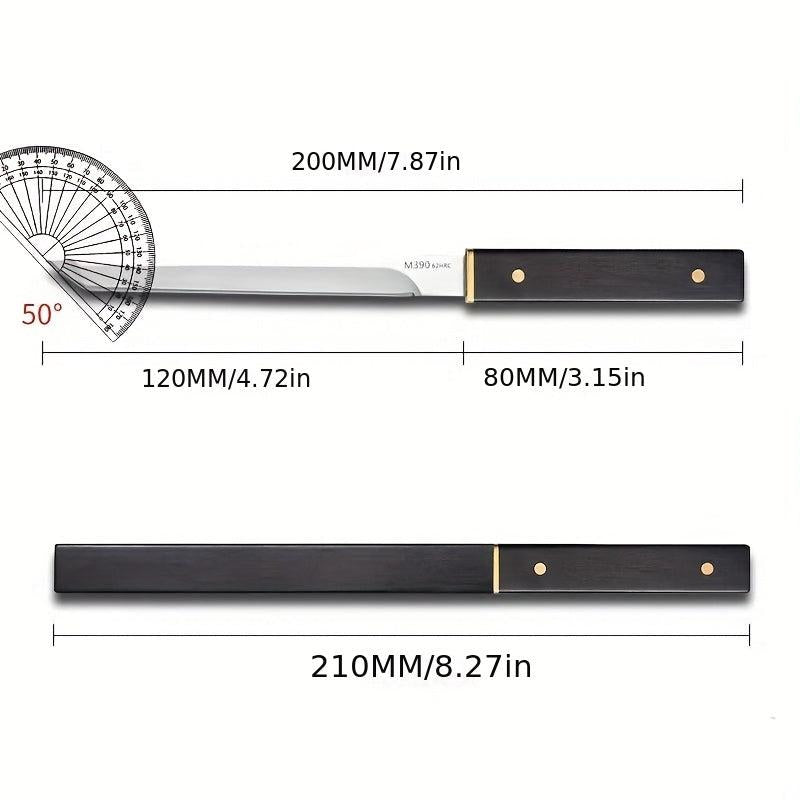 Mini Damascus Steel Tanto Sword for Display Collection Gift