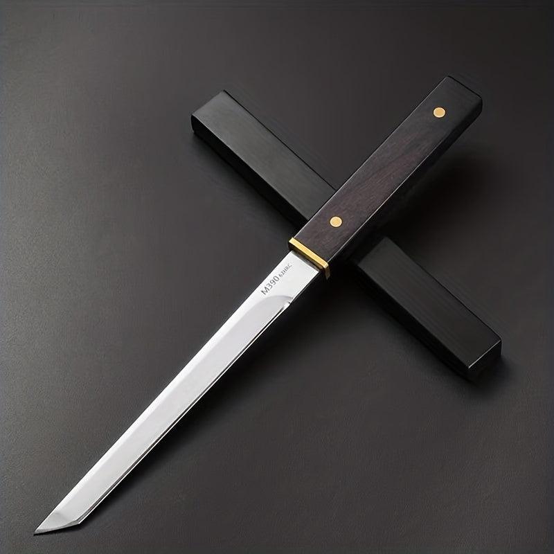 Mini Damascus Steel Tanto Sword for Display Collection Gift