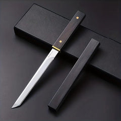 Mini Damascus Steel Tanto Sword for Display Collection Gift