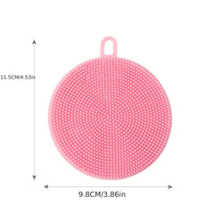 3pcs Kitchen Brush Reusable Sink Fruit Vegetable Scrubber