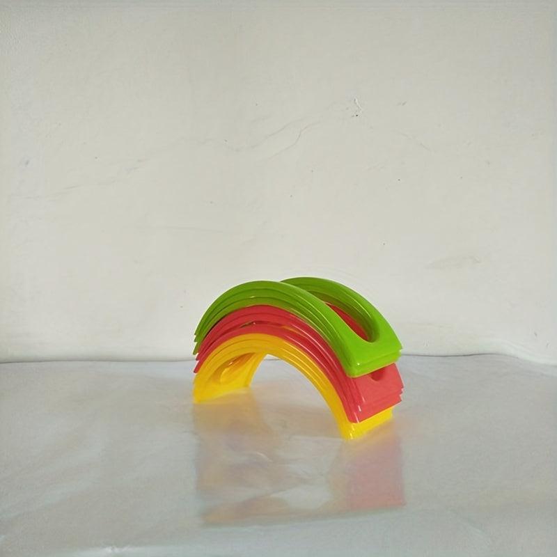 6pcs Taco Holder Stand Household Reusable Washable Plastic Taco Rack
